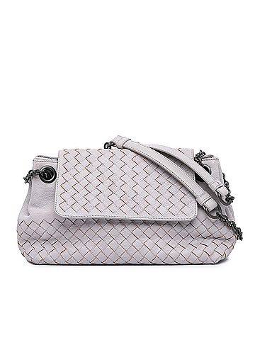 Bottega Veneta Small Madras Goatskin Intrecciato Shoulder Bag (view 1)