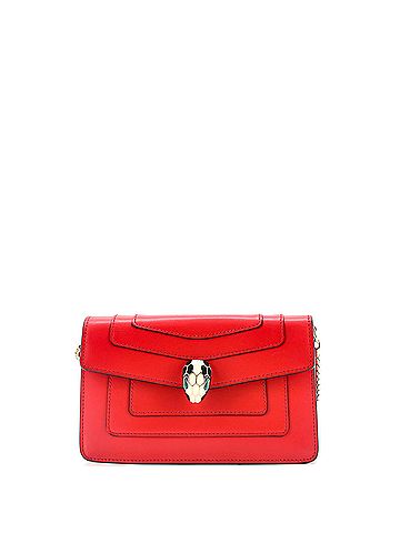 Bvlgari Serpenti Forever Chain Clutch Leather Mini (view 1)