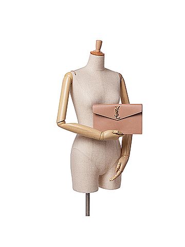 Saint Laurent Grain De Poudre Uptown Pouch (view 2)