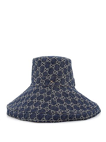 Gucci Wide Brim Hat GG Denim (view 1)