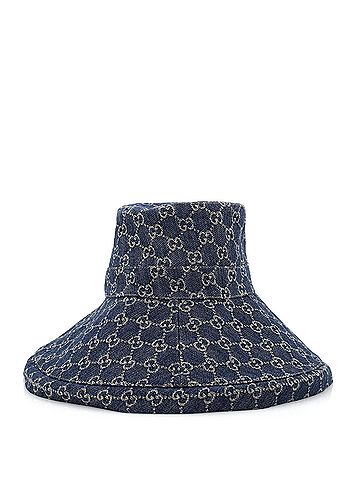 Gucci Wide Brim Hat GG Denim (view 2)