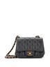 Chanel 100% Leather Black Square Classic Single Flap Bag Quilted Caviar Mini One size - photo 1