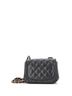 Chanel 100% Leather Black Square Classic Single Flap Bag Quilted Caviar Mini One size - photo 4