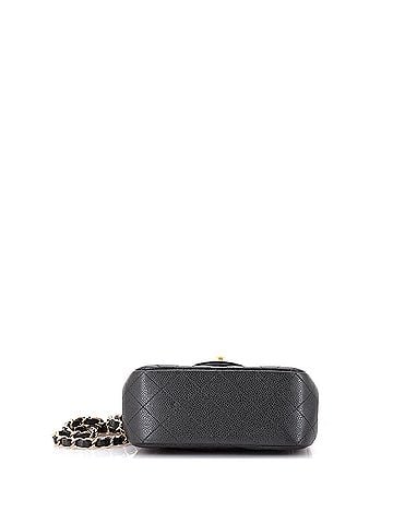 Chanel Square Classic Single Flap Bag Quilted Caviar Mini (view 2)