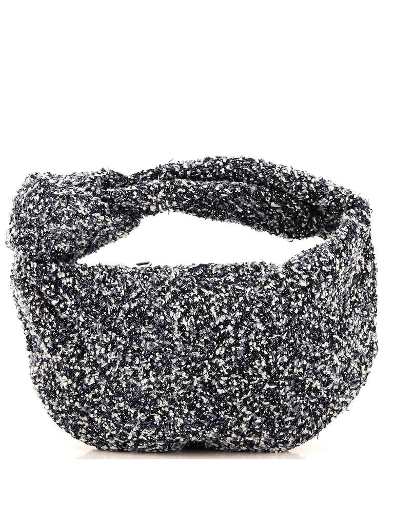 Bottega Veneta Multi Color Blue BV Jodie Hobo Boucle Denim Mini One size - photo 1
