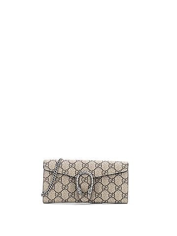 Gucci Dionysus Chain Wallet GG Coated Canvas Long (view 1)