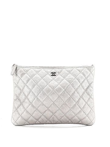 Chanel O Case Clutch Quilted Caviar Medium (view 1)