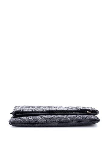 Chanel CC Foldover Clutch Quilted Caviar (view 2)
