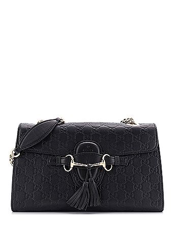 Gucci Emily Chain Flap Bag Guccissima Leather Medium (view 1)