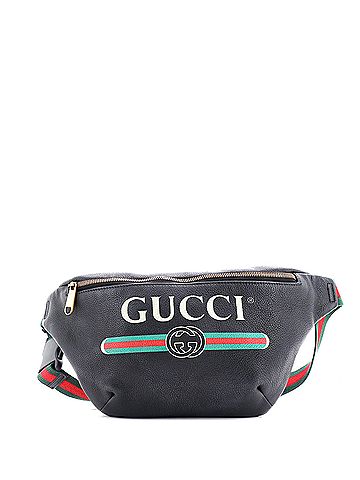 Gucci Logo Belt Bag Printed Leather Medium (view 1)