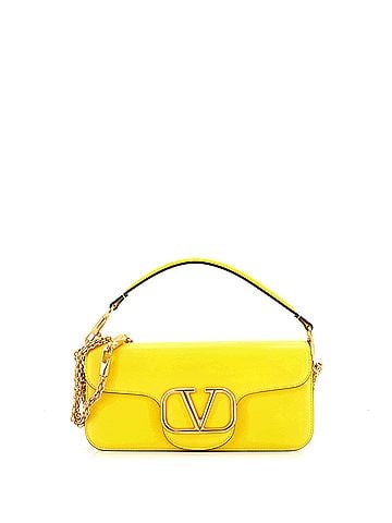 Valentino Garavani VLogo Loco Flap Shoulder Bag Leather Medium (view 1)