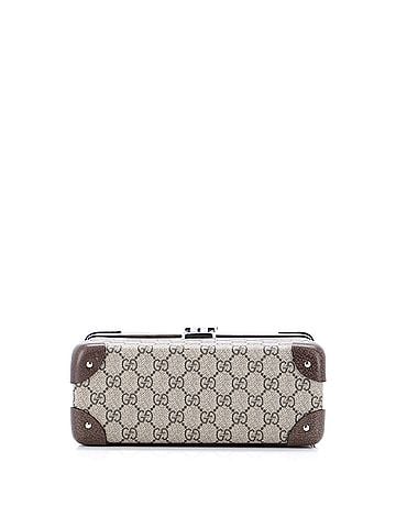 Gucci Bamboo Globe-Trotter Vanity Case GG Coated Canvas (view 2)