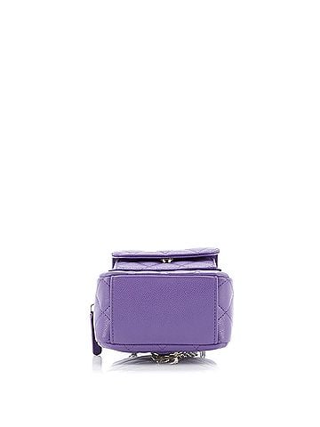 Chanel Classic CC Chain Pocket Backpack Quilted Caviar Mini (view 2)