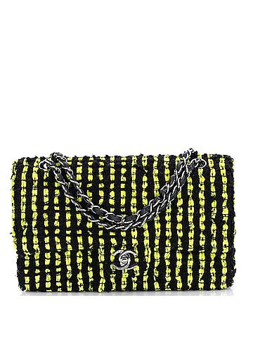 Chanel Classic Double Flap Bag Quilted Tweed Medium (view 1)