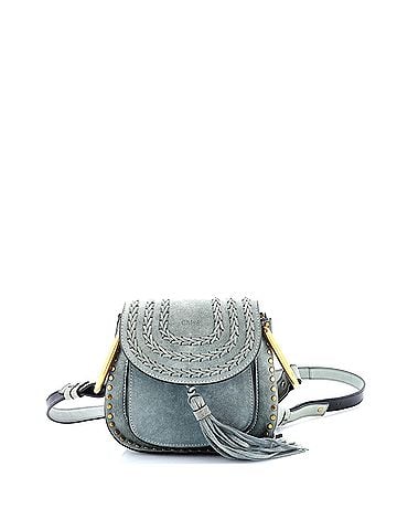 Chloé Hudson Handbag Whipstitch Suede Mini (view 1)