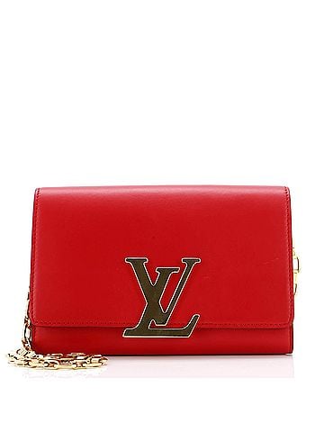 Louis Vuitton Chain Louise Clutch Leather GM (view 1)