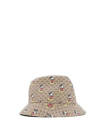 Gucci Disney Mickey Mouse Bucket Hat Printed Mini GG Coated Canvas (view 2)