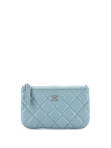 Chanel Classic O Case Pouch Quilted Caviar Mini (view 1)
