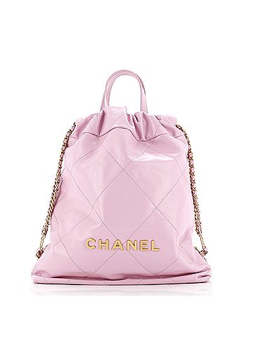 Chanel 22 Chain Backpack Quilted Calfskin Medium (view 1)