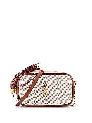 Saint Laurent Lou Camera Bag Canvas and Leather Mini (view 1)
