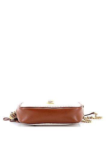 Saint Laurent Lou Camera Bag Canvas and Leather Mini (view 2)