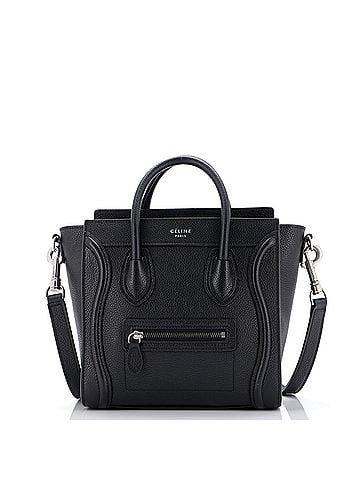 Céline Luggage Bag Grainy Leather Nano (view 1)