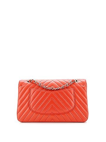 Chanel Classic Double Flap Bag Chevron Lambskin Medium (view 2)