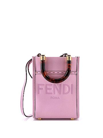 Fendi Sunshine Shopper Tote Leather Mini (view 1)