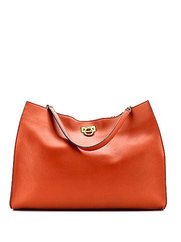 Salvatore Ferragamo Trifolio Tote Leather Large (view 1)