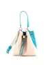 Bvlgari 100% Leather Blue Tan B.Zero1 Bucket Bag Leather One size - photo 1