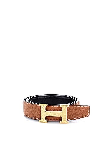 Hermès Constance Reversible Belt Leather with Guilloche Hardware Medium (view 1)