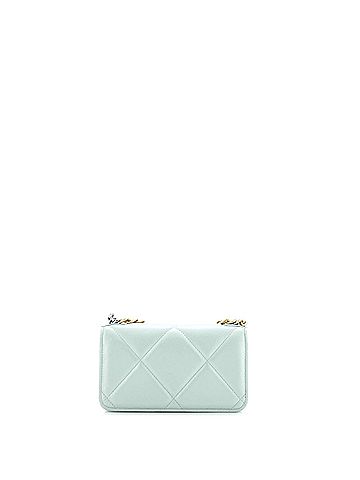 Chanel 19 Wallet on Chain Quilted Iridescent Calfskin (view 2)