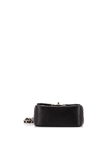 Chanel Square Classic Single Flap Bag Quilted Lambskin Mini (view 2)
