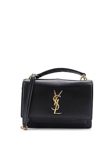 Saint Laurent Sunset Top Handle Chain Wallet Leather (view 1)