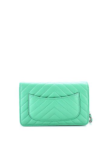 Chanel Wallet on Chain Chevron Caviar (view 2)