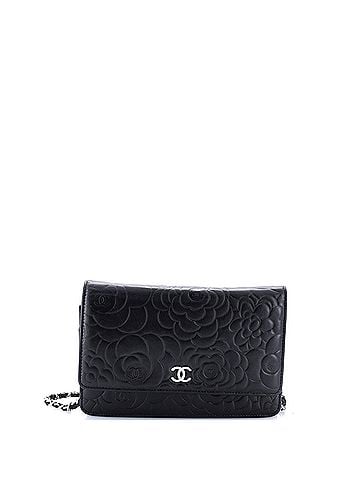 Chanel Wallet on Chain Camellia Lambskin (view 1)