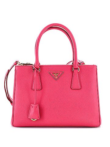 Prada Galleria Double Zip Tote Saffiano Leather Small (view 1)