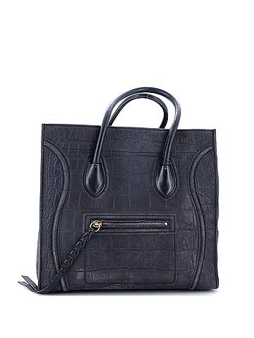 Céline Phantom Bag Crocodile Embossed Leather Medium (view 1)