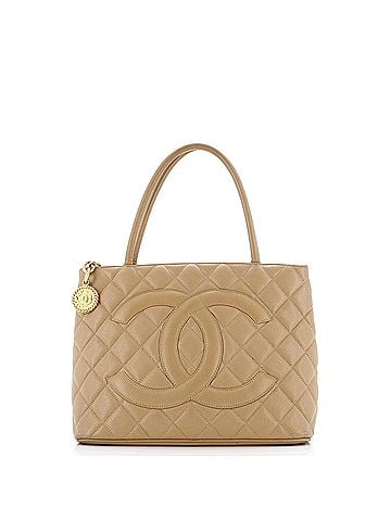Chanel Medallion Tote Quilted Caviar (view 1)