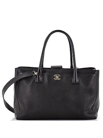 Chanel Cerf Executive Tote Leather Medium (view 1)