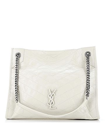 Saint Laurent Niki Shopping Tote Matelasse Chevron Leather Medium (view 1)