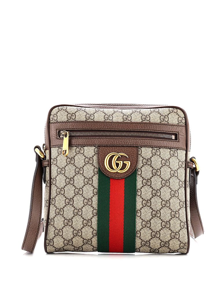 Gucci Brown Ophidia Messenger Bag GG Coated Canvas Small One size - photo 1