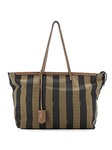 Fendi Pequin Roll Tote Canvas Large (view 1)