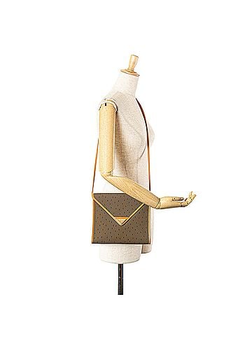 Yves Saint Laurent Coated Canvas Monogram Crossbody (view 2)