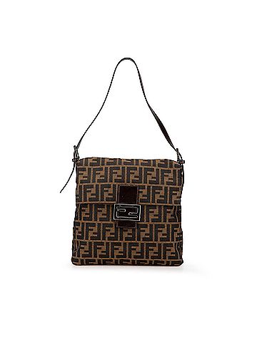 Fendi Zucca Canvas Shoulder Bag (view 1)