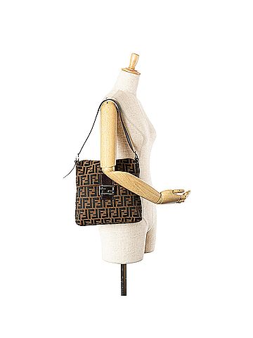 Fendi Zucca Canvas Shoulder Bag (view 2)