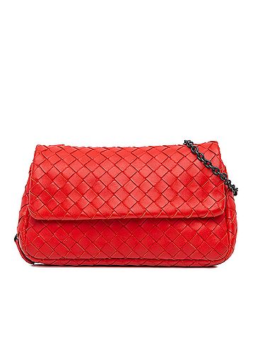 Bottega Veneta Intrecciato Chain Flap Crossbody (view 1)
