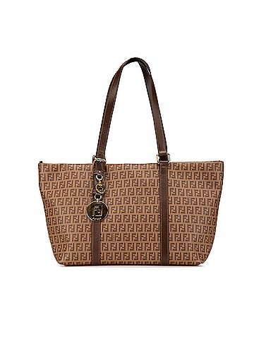 Fendi Zucchino Coated Canvas Superstar Tote (view 1)