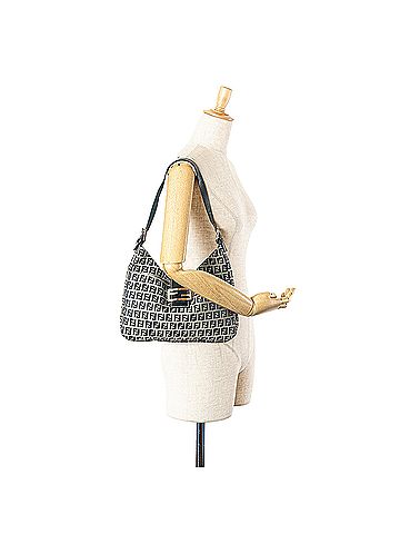 Fendi Zucchino Canvas Shoulder Bag (view 2)