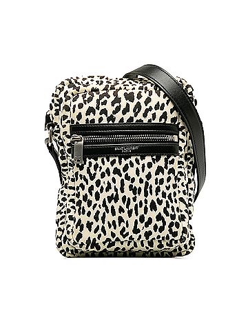 Saint Laurent Leopard Print Sid Messenger Bag (view 1)